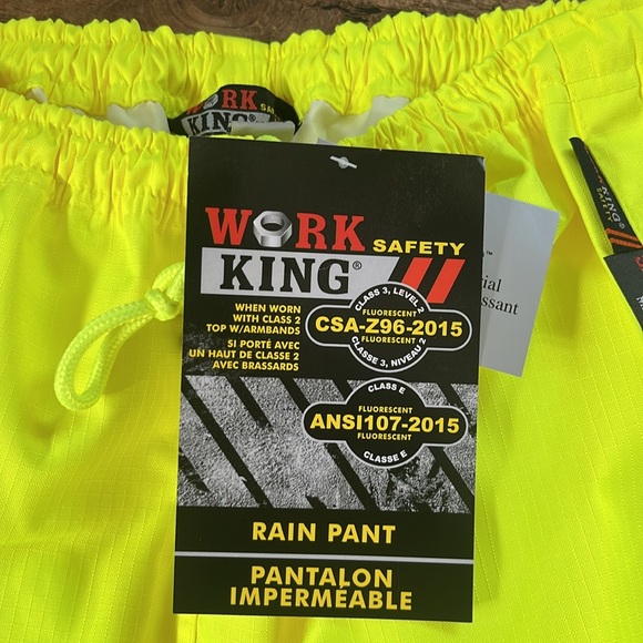 NWT Work King Rain Pants - Picture 2 of 6